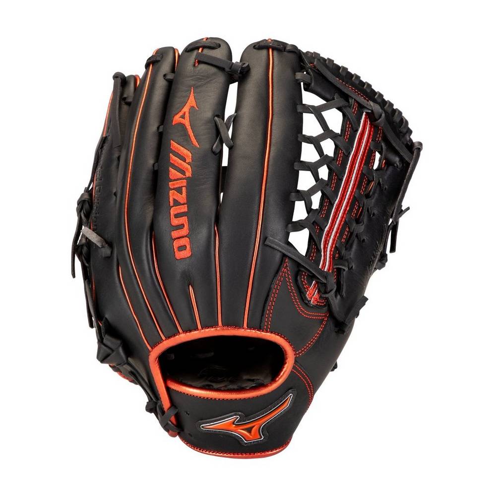 Mens Mizuno MVP Prime SE Outfield 12.75" Baseball Gloves Black/Red Philippines (HMOZVN253)